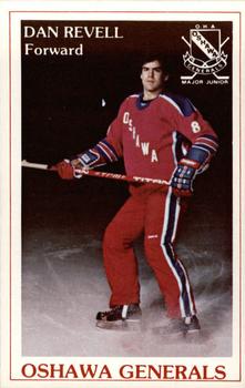 1981-82 Oshawa Generals (OHL) Police #5 Dan Revell Front