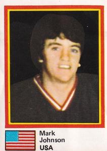 1981 Semic Hockey VM (Swedish) Stickers #100 Mark Johnson Front