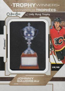 2018-19 O-Pee-Chee - Manufactured Trophy Winners Patches #P-41 Johnny Gaudreau Front