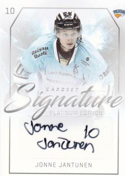 2018-19 Cardset Finland - Signature #NNO Jonne Jantunen Front