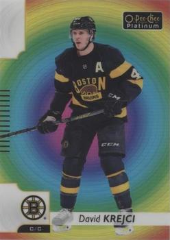 2017-18 O-Pee-Chee Platinum - Rainbow Color Wheel #36 David Krejci Front