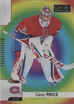 2017-18 O-Pee-Chee Platinum - Rainbow Color Wheel #100 Carey Price Front