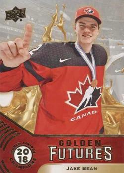 2018 Upper Deck Team Canada Juniors - Golden Futures #GF-2 Jake Bean Front