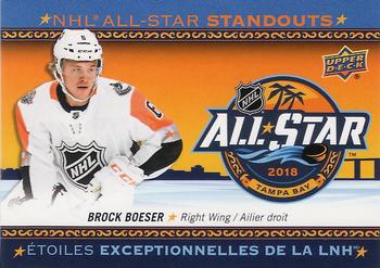 2018-19 Upper Deck Tim Hortons - NHL All-Star Standouts #AS-3 Brock Boeser Front