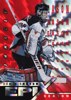 1997-98 Zenith - Epix Orange #E22 Dominik Hasek Front