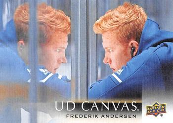 2018-19 Upper Deck - UD Canvas #C77 Frederik Andersen Front