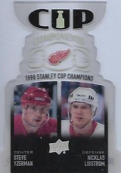 2018-19 Upper Deck - Cup Components #CCP-YL Steve Yzerman / Nicklas Lidstrom Front