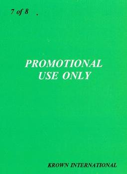 1992-93 Krown International Manon Rheaume Promo - Green Foil #7 Manon Rheaume Back