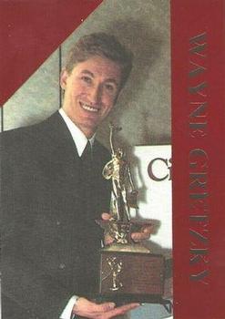 1992-93 Krown International Wayne Gretzky Promo - Red Foil #NNO Wayne Gretzky Front