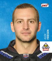 2018-19 Playercards Stickers (DEL) #073 Alex Friesen Front