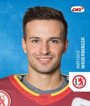 2018-19 Playercards Stickers (DEL) #080 Mathias Niederberger Front