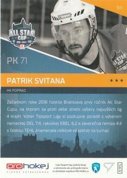 2018-19 SportZoo Tipsport Liga - All Star Cup #S11 Patrik Svitana Back