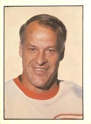 1972 Semic Jaakiekko Olympia-MM (Finnish) Stickers #190 Gordie Howe Front