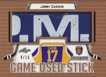 2017-18 Leaf Stickwork - Game-Used Stick #GS-31 Jimmy Carson Front