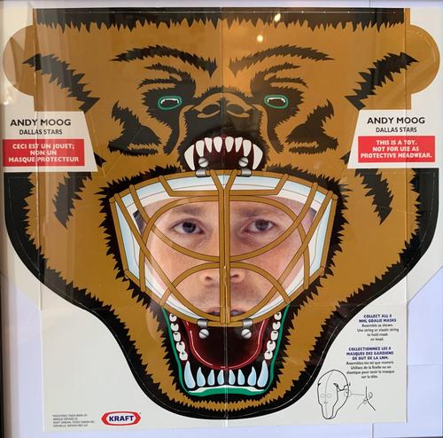 1994-95 Kraft - Jumbo Masks #NNO Andy Moog Front