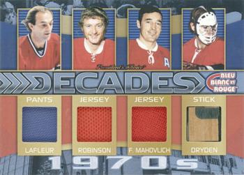 2018 President's Choice Bleu Blanc Et Rouge - Decades #D-6 Guy Lafleur / Larry Robinson / Frank Mahovlich / Ken Dryden Front