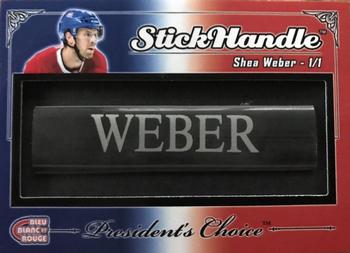 2018 President's Choice Bleu Blanc Et Rouge - StickHandle #SH-73 Shea Weber Front