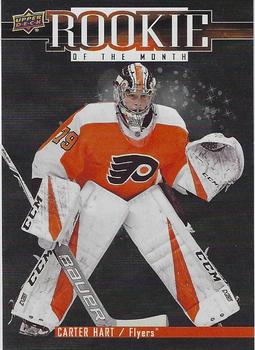 2018-19 Upper Deck Game Dated Moments #R-4 Carter Hart Front