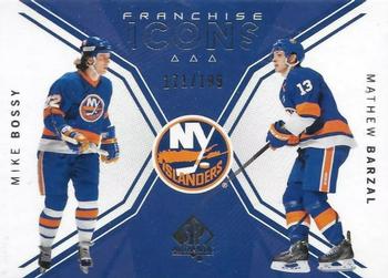 2018-19 SP Authentic #134 Mike Bossy / Mathew Barzal Front
