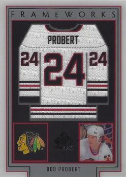 2018-19 SP Game Used - Frameworks Jumbo Jersey #FW-BP Bob Probert Front