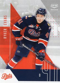 2018-19 Co-op Regina Pats (WHL) #NNO Ryker Evans Front