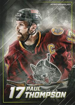 2017-18 Vienna Beef Chicago Wolves (AHL) #10 Paul Thompson Front