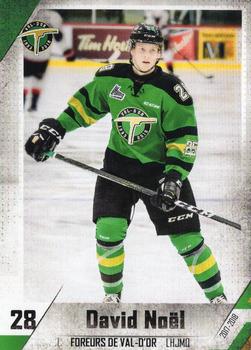 2017-18 Extreme Val d'Or Foreurs (QMJHL) #14 David Noel Front