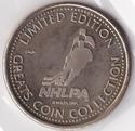 1996-97 Got-Um NHLPA Hockey Greats Coins - Gold #12 Paul Kariya Back
