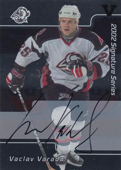 2015-16 In The Game Final Vault - 2001-02 Be A Player Signature Series - Autographs (Black Vault Stamp) #54 Vaclav Varada Front