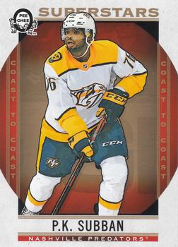 2018-19 O-Pee-Chee Coast to Coast #109 P.K. Subban Front