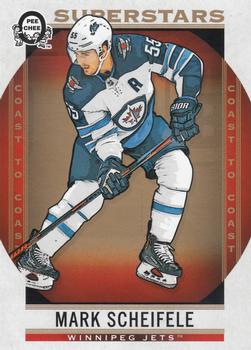 2018-19 O-Pee-Chee Coast to Coast #128 Mark Scheifele Front