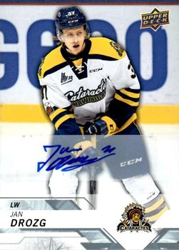 2018-19 Upper Deck CHL - Autographs #30 Jan Drozg Front