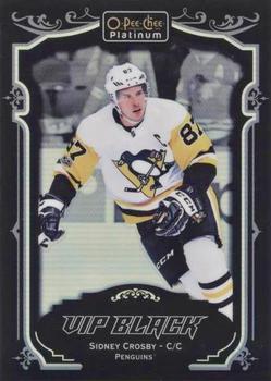 2017-18 O-Pee-Chee Platinum - VIP Black #VIP-1 Sidney Crosby Front