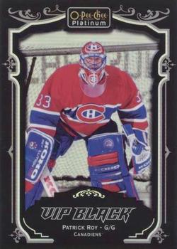 2017-18 O-Pee-Chee Platinum - VIP Black #VIP-8 Patrick Roy Front