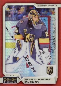 2018-19 O-Pee-Chee Platinum - Red Prism #120 Marc-Andre Fleury Front