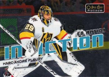 2018-19 O-Pee-Chee Platinum - In Action #IA-15 Marc-Andre Fleury Front