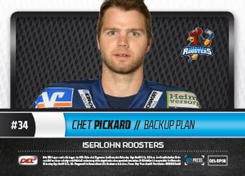 2016-17 German DEL Playercards Basic - Backup Plan #DEL-BP 06 Chet Pickard Back