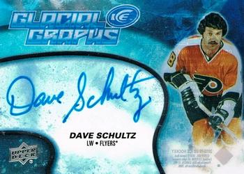 2018-19 Upper Deck Ice - Glacial Graphs #GG-DS Dave Schultz Front
