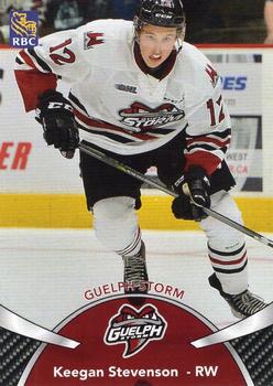 2018-19 Guelph Storm (OHL) Police #A-06 Keegan Stevenson Front