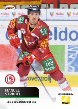 2018-19 Playercards (DEL) #DEL-106 Manuel Strodel Front
