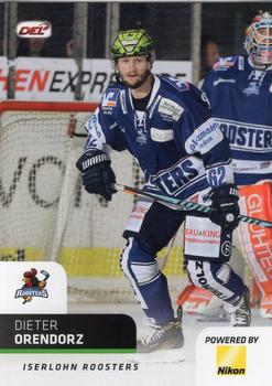 2018-19 Playercards (DEL) #DEL-141 Dieter Orendorz Front