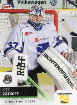 2018-19 Playercards (DEL) #DEL-329 Jeff Zatkoff Front