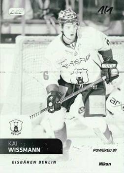 2018-19 Playercards (DEL) - Basecards Pressplate - Frontside Black #37 Kai Wissmann Front