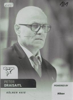 2018-19 Playercards (DEL) - Basecards Pressplate - Frontside Black #184 Peter Draisaitl Front