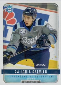 2018-19 Extreme Chicoutimi Sagueneens (QMJHL) #9 Louis Crevier Front