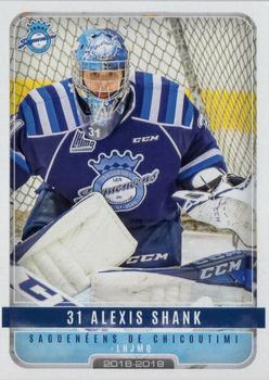 2018-19 Extreme Chicoutimi Sagueneens (QMJHL) #11 Alexis Shank Front