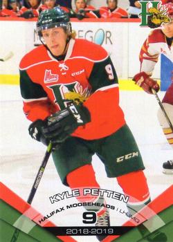 2018-19 Extreme Halifax Mooseheads (QMJHL) #20 Kyle Petten Front