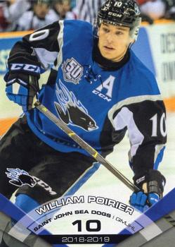 2018-19 Extreme Saint John Sea Dogs (QMJHL) #5 William Poirier Front