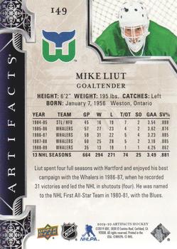 2019-20 Upper Deck Artifacts #149 Mike Liut Back