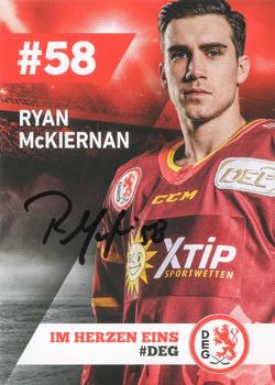 2018-19 Dusseldorfer EG Postcards #NNO Ryan McKiernan Front